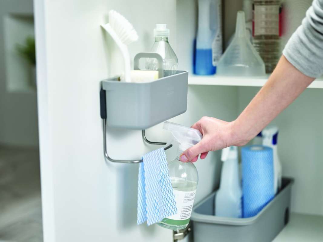 Jual Joseph Joseph Door Store Incupboard Sink Tidy Grey di Seller