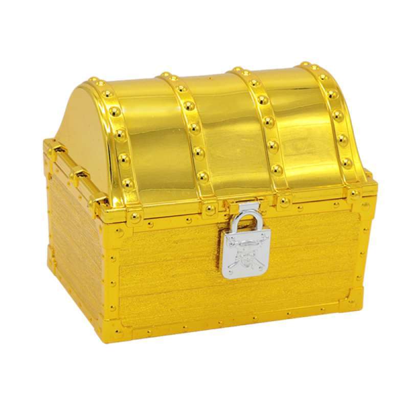 Promo Plastic Pirate Chest Pretend Play Treasure Chest Kids Party