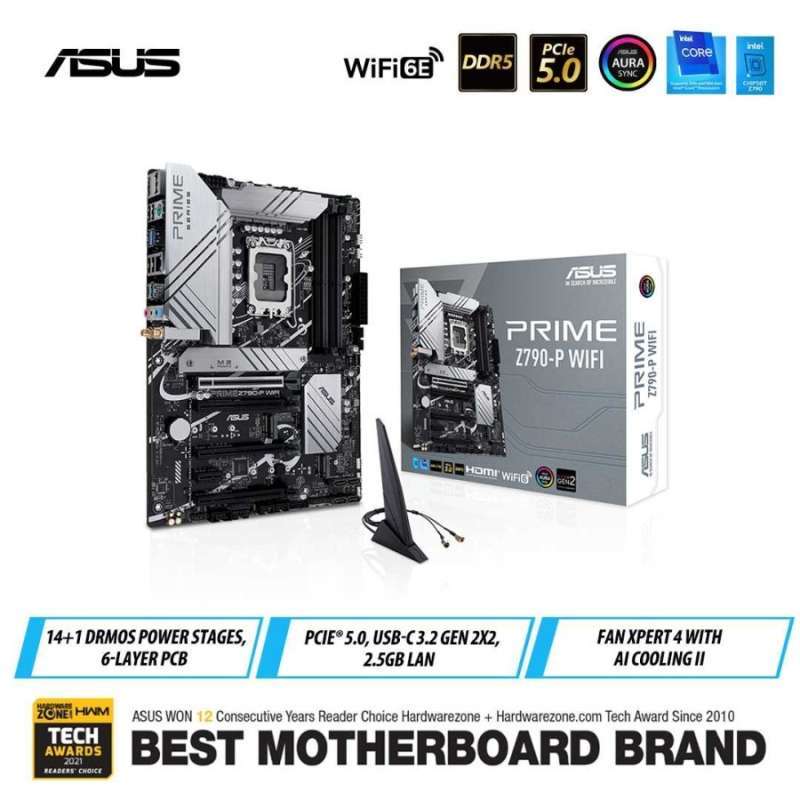 Jual ASUS MOTHERBOARD PRIME Z790P WIFICSM di Seller ASUS Component