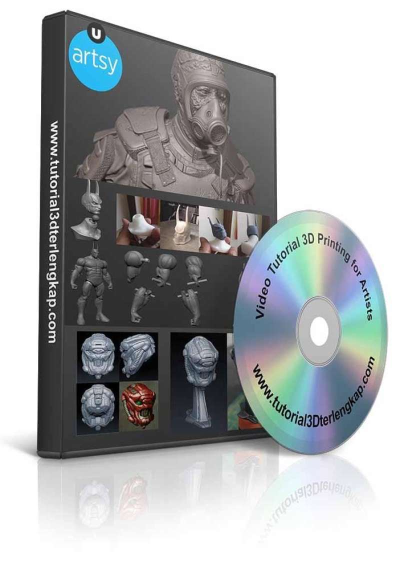 Jual Video Tutorial 3d Printing For Artists Masterclass In Zbrush Di ...