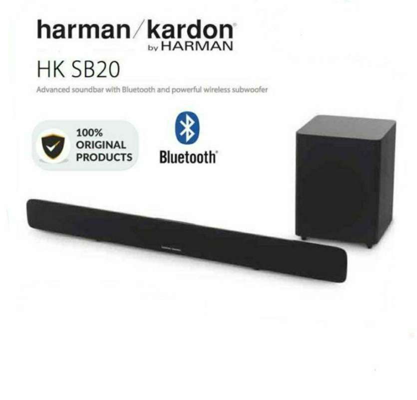 Jual Harman Kardon SB20 Bluetooth Speaker And Subwoofer Black di