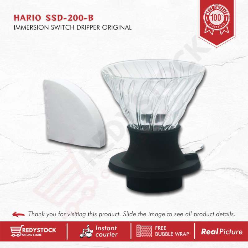 Promo HARIO IMMERSION DRIPPER SWITCH SSD200B Clever dripper kopi Diskon 14 di Seller
