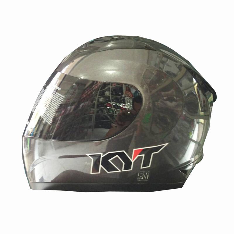 Jual KYT R 10 Gun Metalik Helm Full Face Abuabu di Seller TOKO NART