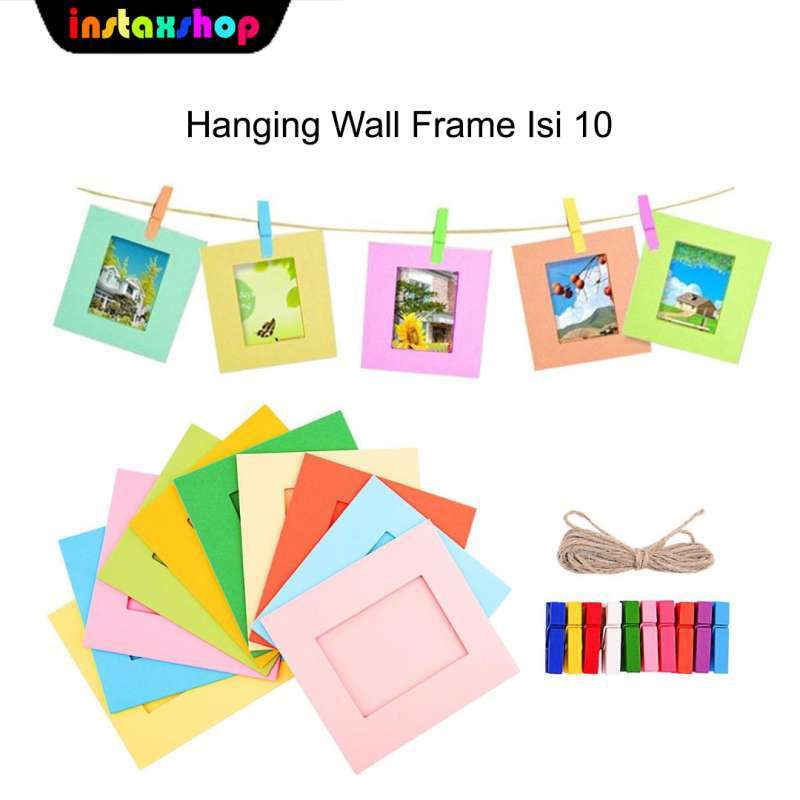 Jual Hanging Decor Wall Frame Album Foto Instax Mini / Photo 2R Etc di
