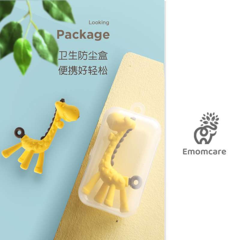 Jual Teether Jerapah baby FREE BOX penyimpanan agar selalu steril