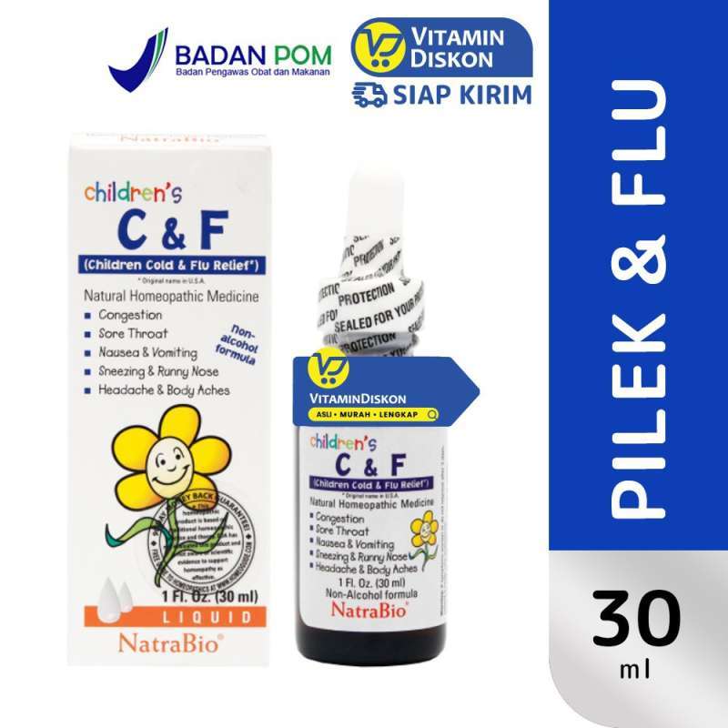 Jual Natra Bio Anak Childrens Cold & Flu Relief 30 Ml Obat Pereda