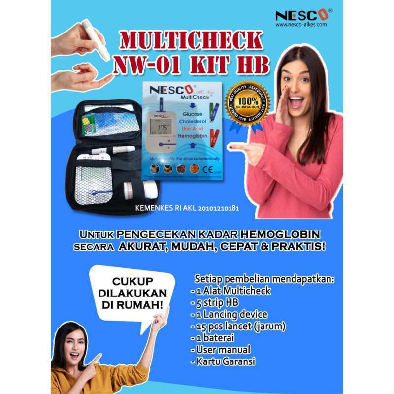 Jual Nesco Multicheck NW-01 Kit (HB) di Seller nescoalkes - Kota