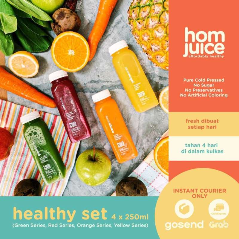 Promo Healthy Set ColdPressed Juice Diskon 13 di Seller Homjuice