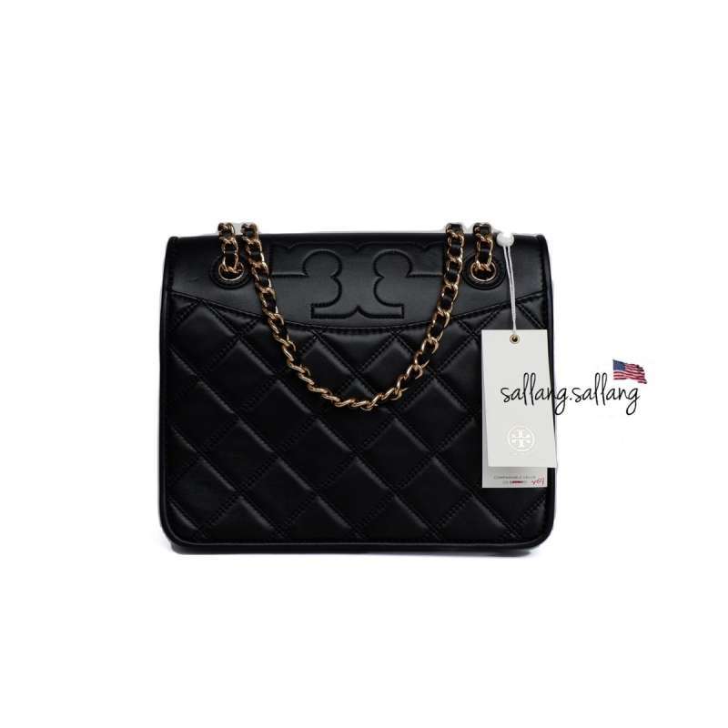 Jual TORY BURCH SAVANNAH CONVERTIBLE SHOULDER BAG BLACK di Seller