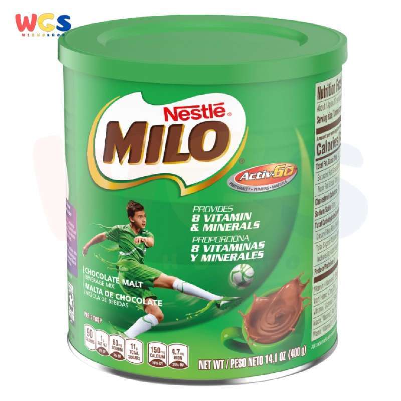 Jual Nestle Milo USA ActivGo Chocolate Malt Powder Drink Mix 14.1oz