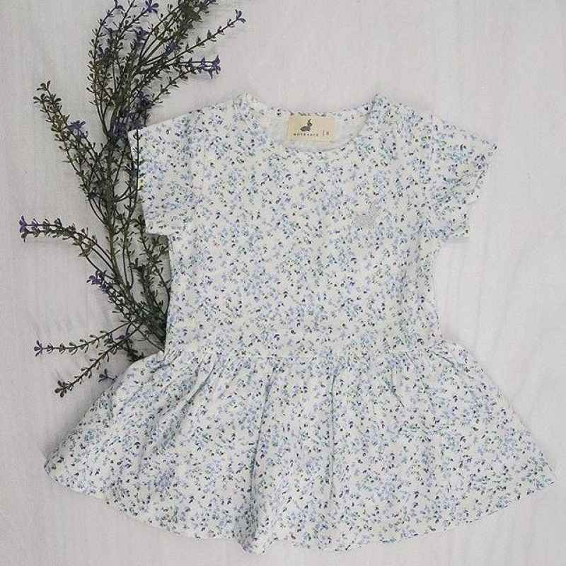 Jual Regina Flower Dress Blue S di Seller Mourance.Id Blibli
