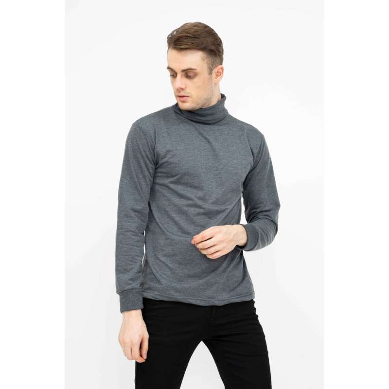 Jual houseofcuff Turtle Neck Pria Lengan panjang kaos pria kerah tinggi