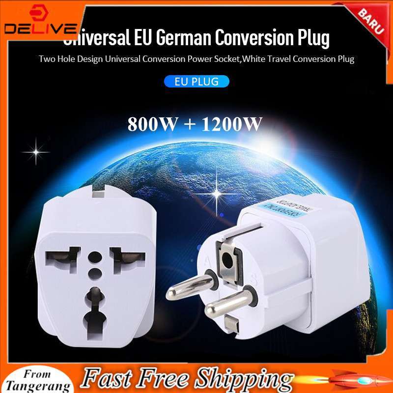 Promo Delive Charger Adapter 2PCS EU Conversion Plug To Universal China