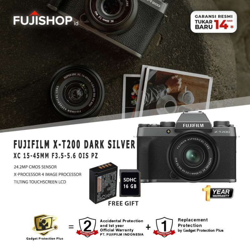 Jual Fujifilm XT200 XT200 Kit 1545mm OIS PZ Fuji XT200
