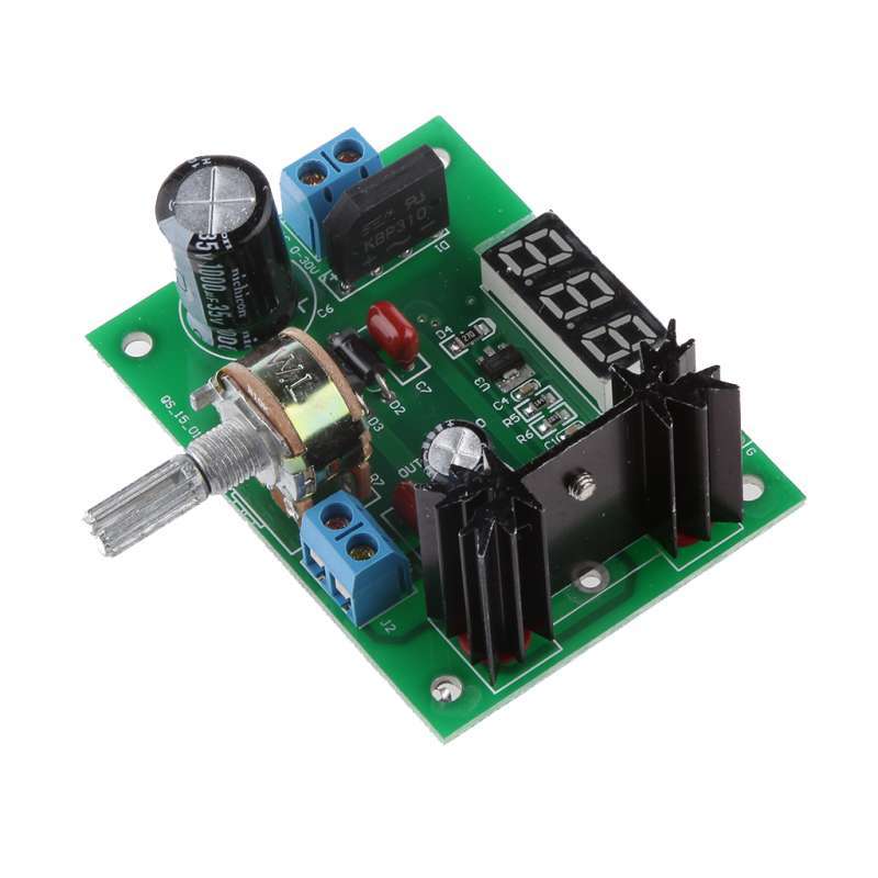 Promo Adjustable Regulated Power Supply Kit AC/DC Module Short Circuit