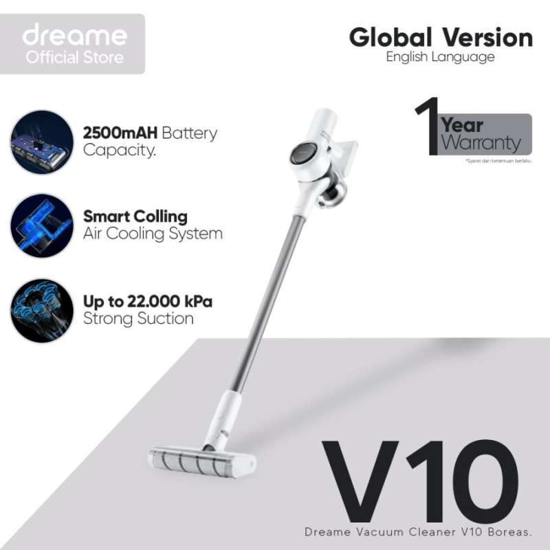 Jual Dreame V10 Handheld Vacuum Boreas Up To 22000Pa cordless Penyedot ...