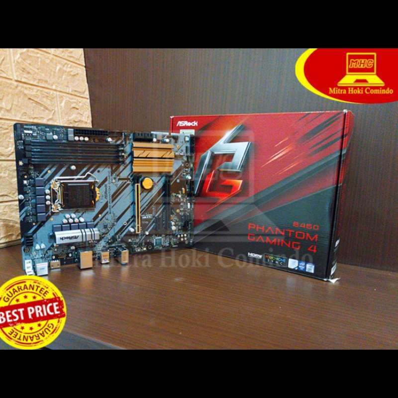 Jual MAINBOARD / MOTHERBOARD ASROCK B460 PHANTOM GAMING 4 di Seller