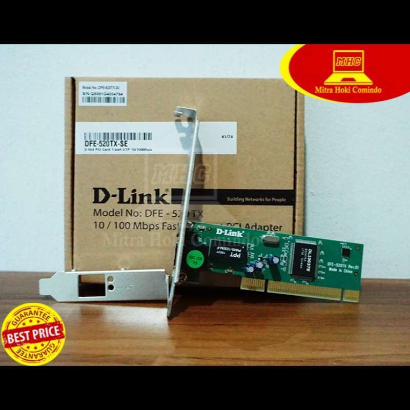 Jual Lan Card Dlink Dfe-520tx D-link Dfe520tx Ethernet Pci Adapter Di ...