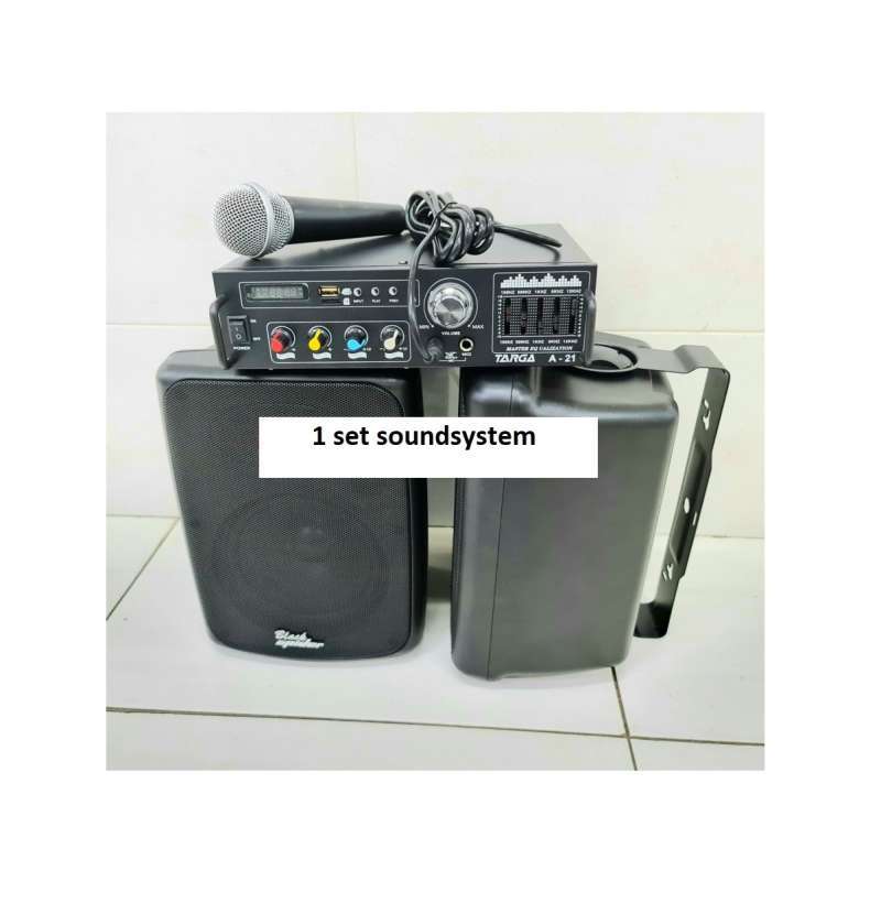 Jual Paket Soundsystem Satu Set Bonus Mic Kabel Di Seller Super Sonic 6