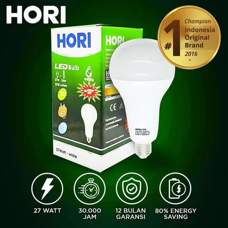 Jual Hori Bohlam Lampu Led - 27 Watt - White Di Seller Hori Lighting ...