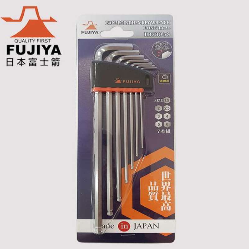 Jual (FUJIYA)(FUJIYA)Extended ball hexagon wrench set7 sets di Seller