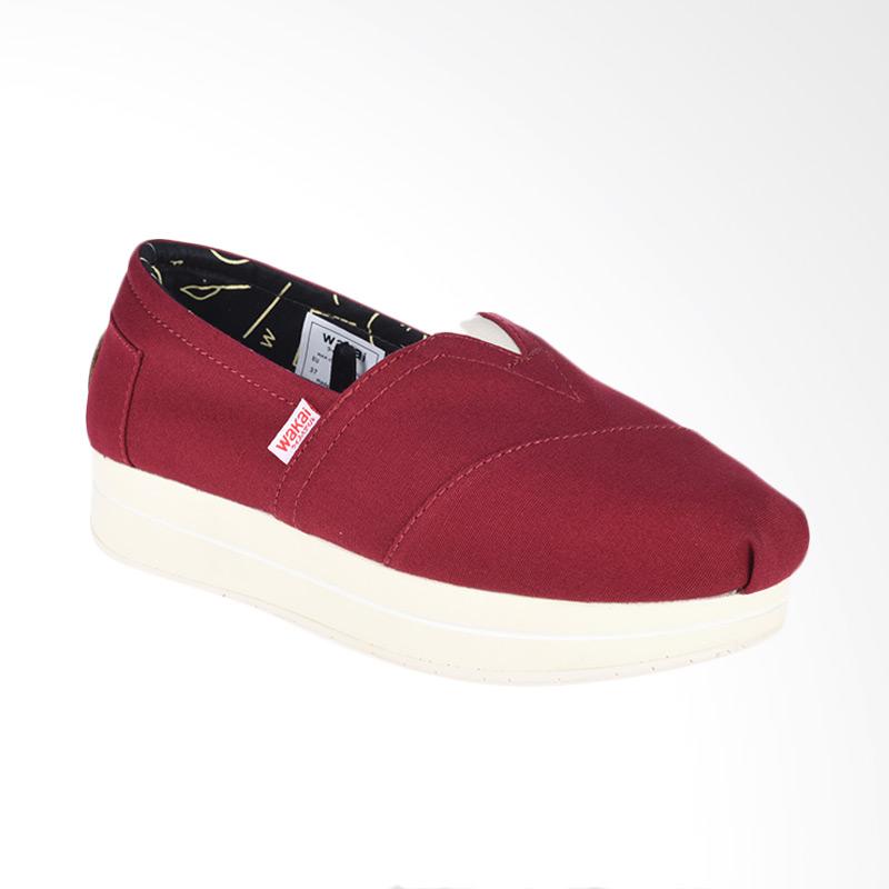 jual wakai wak cw01701 atsui sepatu wanita maroon jual wakai wak cw01701 atsui sepatu wanita maroon
