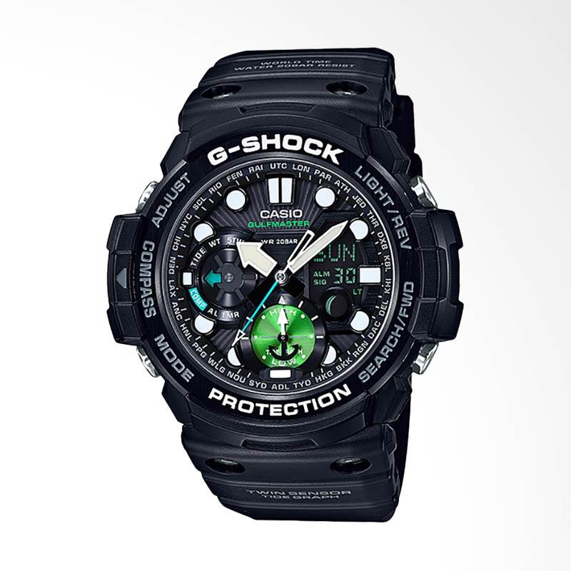 jual casio g shock gulfmaster jam tangan pria black gn jual casio g shock gulfmaster jam tangan pria black gn