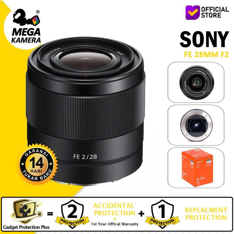 Promo Megakamera Sony Lens FE 28mm F2 Lensa Kamera [ RESMI SONY