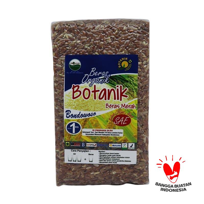 Jual Beras BOTANIK Organik Beras Merah Online - Harga