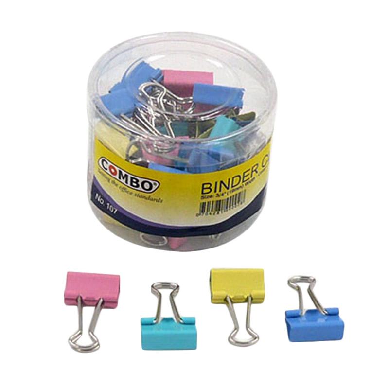 Jual Combo 107 Binder Clip - Multi Colour Murah Januari