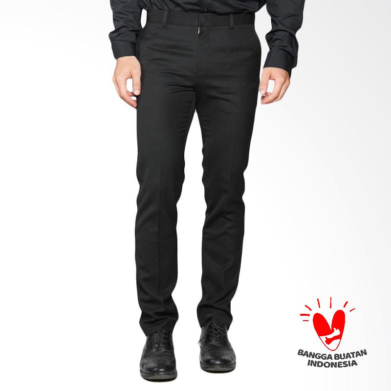 Jual FG Clothing Celana Formal Panjang Pria - Hitam Online