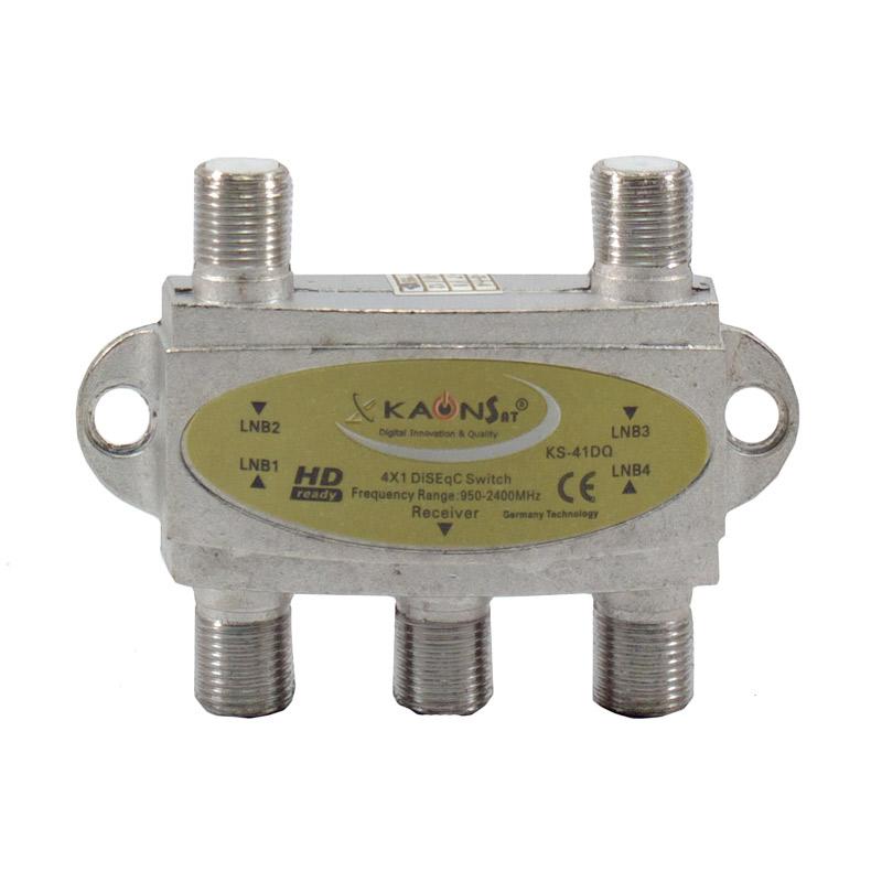 jual kaonsat ks 41dq diseqc switch 4x1 4 lnb satelit to jual kaonsat ks 41dq diseqc switch 4x1 4 lnb satelit to