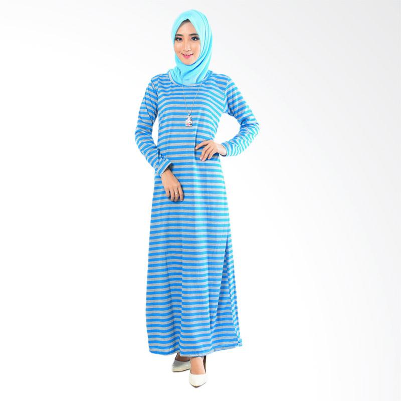 jual jfashion corak salur maxi gamis tangan panjang biru muda harga kualitas jual jfashion corak salur maxi gamis tangan panjang biru muda harga kualitas