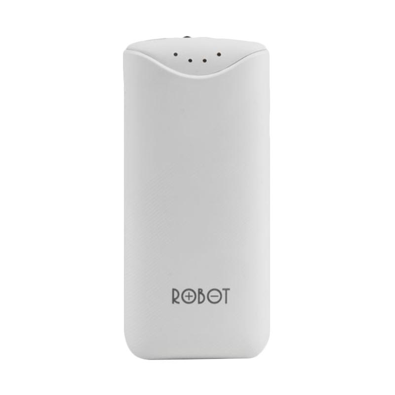 jual robot rt5700 powerbank putih 5200 mah jual robot rt5700 powerbank putih 5200 mah