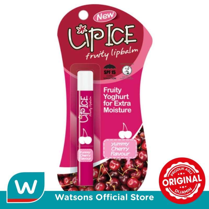 Jual Lip Ice Regular Lip Balm Cherry [2.2 g] di Seller WATSONS