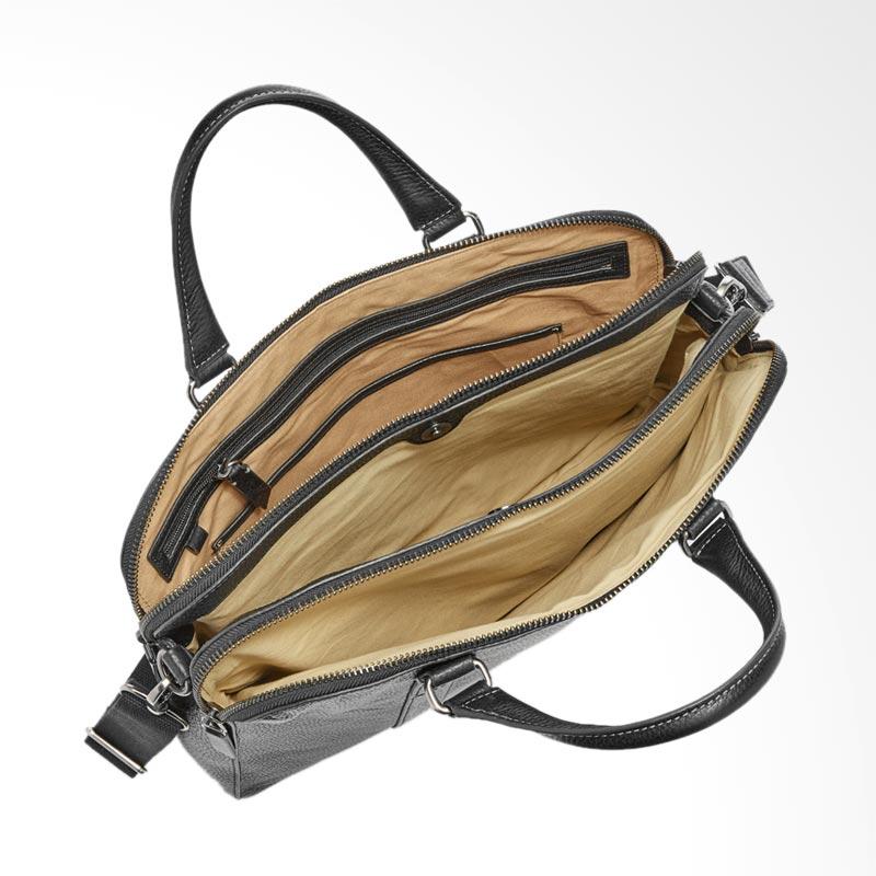 Jual Fossil - Double Zip - Work Bag - Black - Tas Pria
