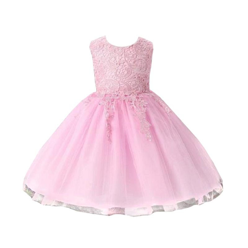jual verina baby dress pesta anak with brukat bross jual verina baby dress pesta anak with brukat bross