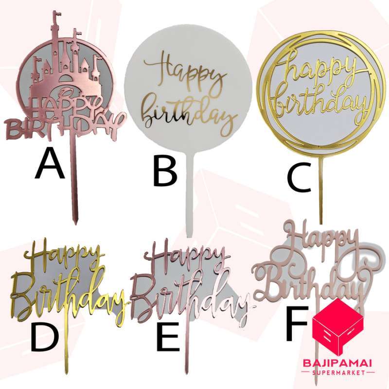 Jual Topper Happy Birthday Kertas Harga Termurah Dan Terlengkap 2024 ...