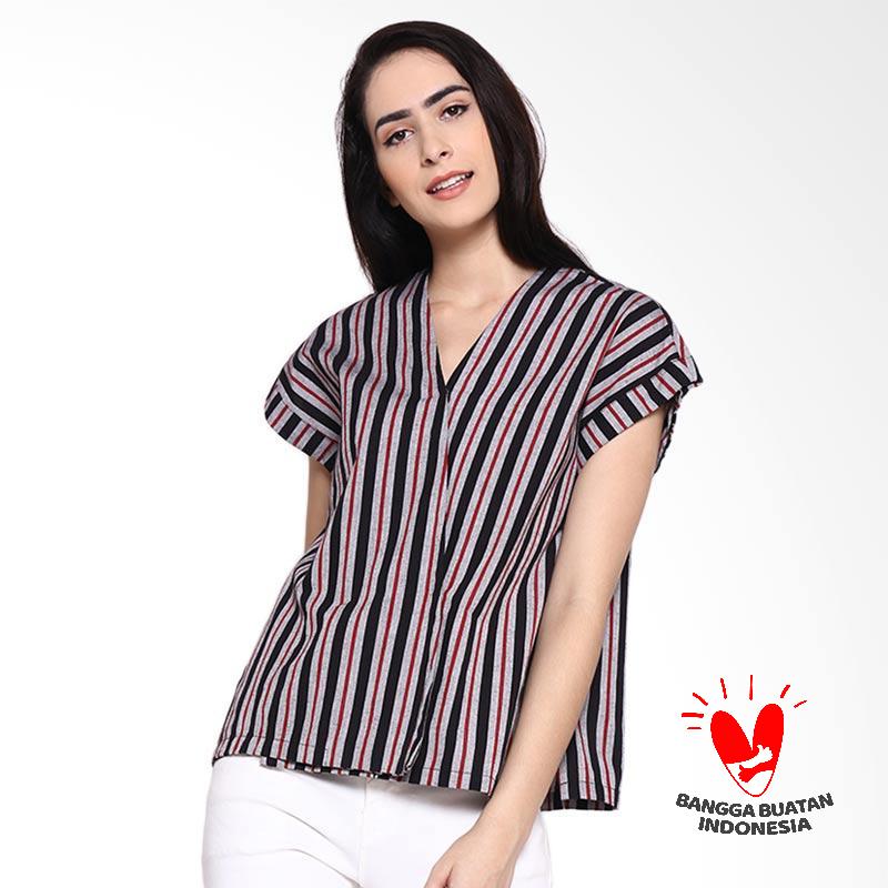 Jual Batik Dirga Sari Atasan Wanita - Grey Terbaru - Harga