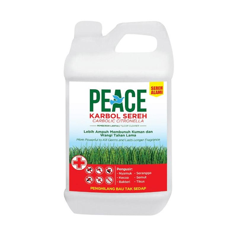 Jual Peace Karbol Sereh Jerigen Cairan Pembersih Lantai 