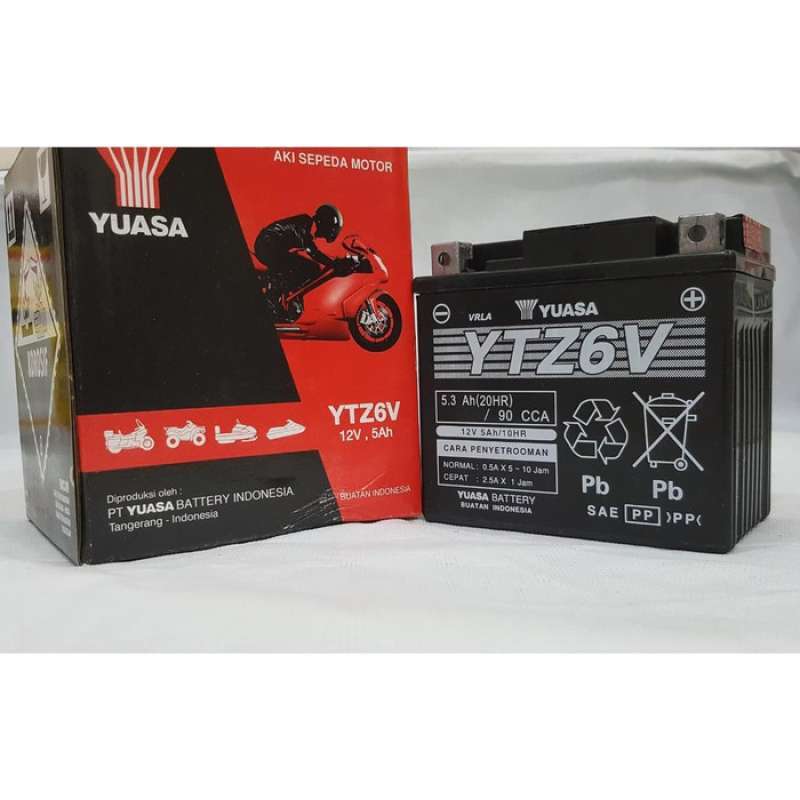 Promo Aki Motor Yamaha Freego S Version / Gear 125 Tipe S Yuasa YTZ6V