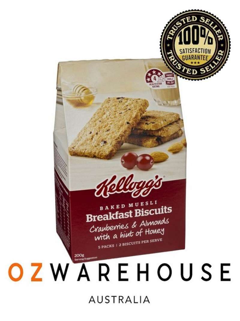 Jual Kellogg's Baked Muesli Cranberries Almonds And A Hint Of Honey di