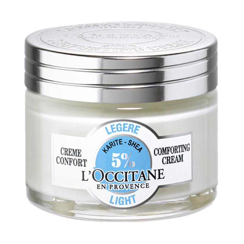 Jual L'occitane Shea Butter Light Comforting Face Cream [50 Ml] Di