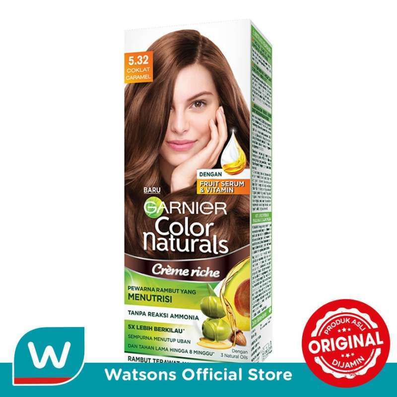 Jual Garnier Hair Color Natural Coklat Caramel 5.32 di Seller