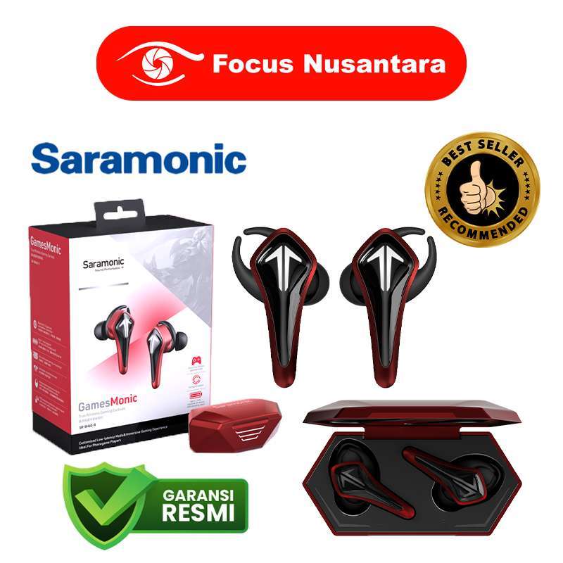 Promo FOCUS NUSANTARA - SARAMONIC GamesMonic SR-BH60 - MERAH di Seller