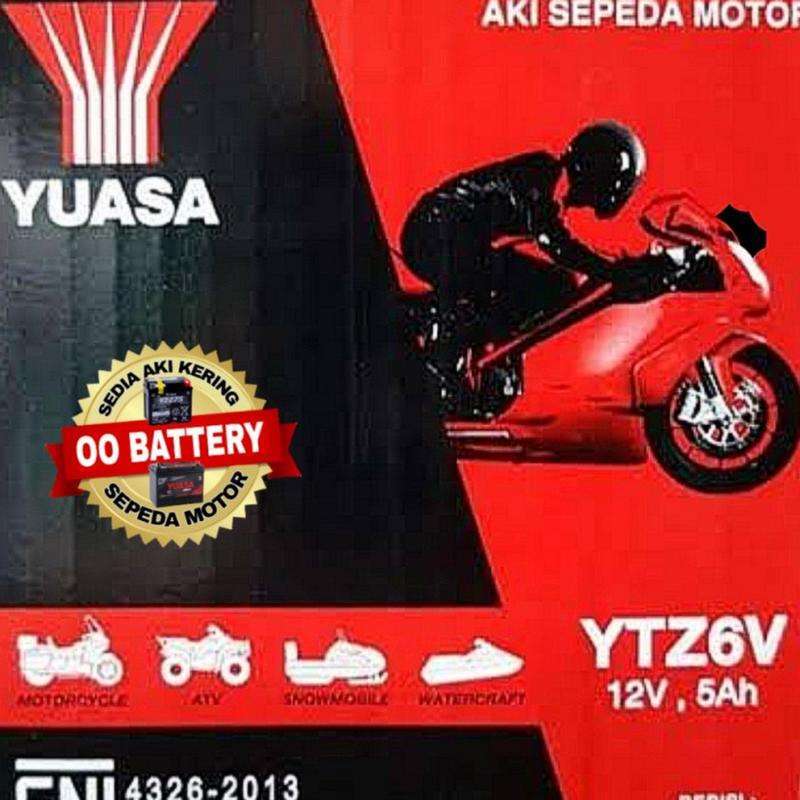 Jual Aki Kering Original Merk Yuasa Type Ytz6V - 12V-5Ah di Seller OO