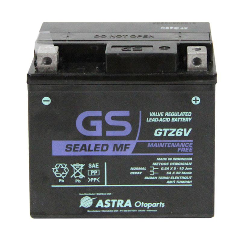 Jual GS ASTRA GSMF-GTZ-6V Aki Motor di Seller Ryash Jaya Motor