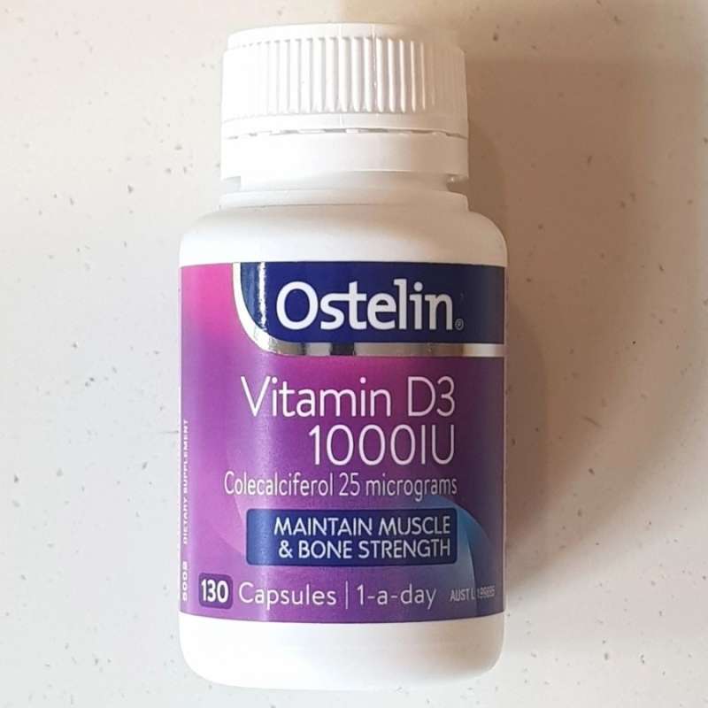 Promo Ostelin Vitamin D3 1000IU 130 Capsules Ostelin Australia