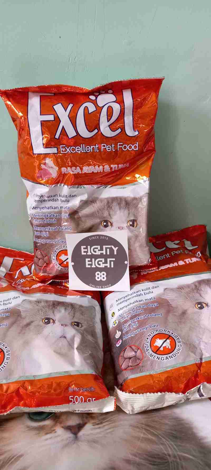 Jual Excell Cat Food 500gram di Seller Eightyeight88.Online - Pejaten ...