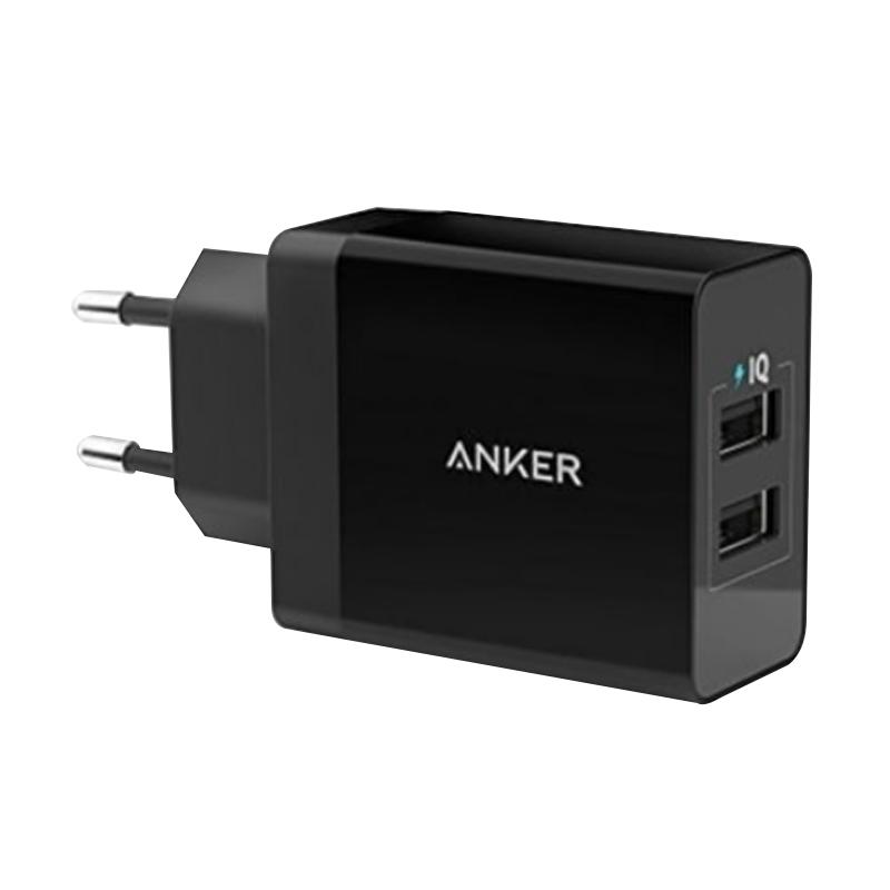 Jual Anker A2021L11 Power Port 2 Wall Charger Hitam di Seller Anker